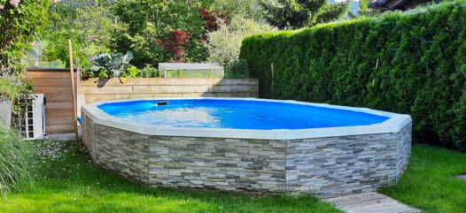 Pool Projekt Familie Ender,Stahlwand Swimmingpool Grand Royal 5,0 x 3,9 x 1,45m